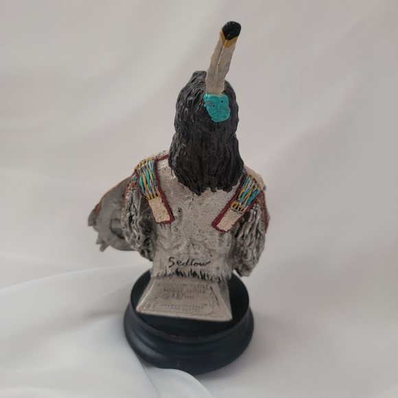 Chief Red Cloud Pewter Bust - Picture 2 of 8